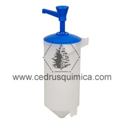 Dosificador jabón pared 2 litros IND-A + MPB155 Azul