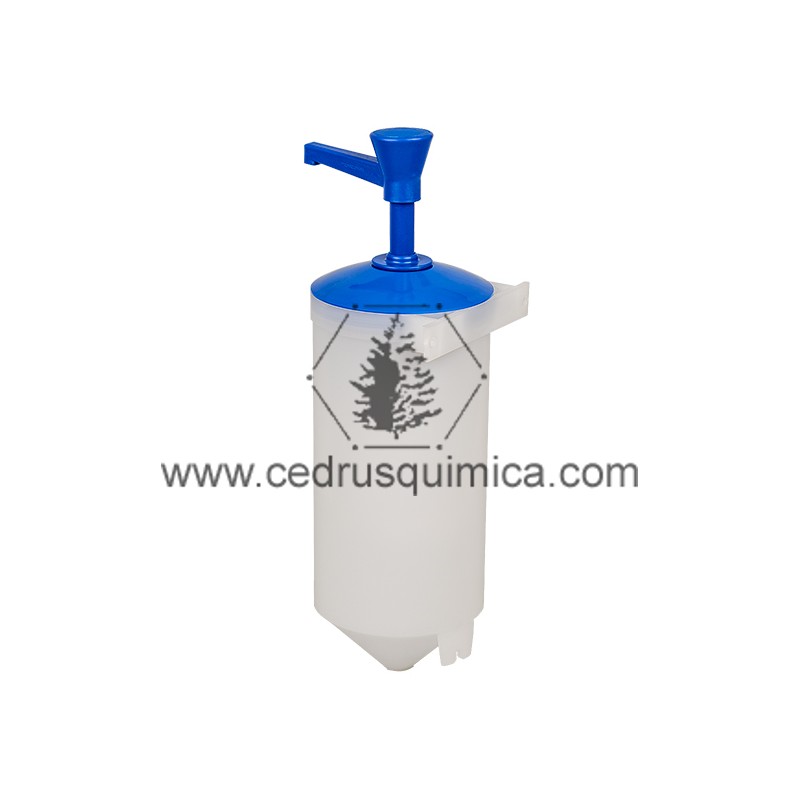 Dosificador jabón pared 2 litros IND-A + MPB155 Azul Dosificador jabón pared 2 litros IND-A + MPB155 Azul
